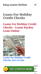 Mobile Screenshot of easyloansonlinez.com